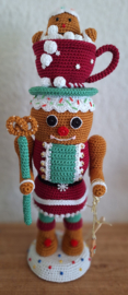 Haakpatroon PDF Gingerbread Nutcracker Warme Chocolademelk