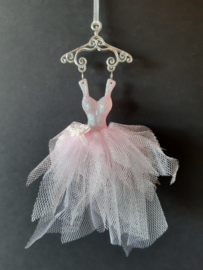 Ballerina jurk op hanger kerstornament Kurt S. Adler