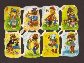 Kruger 98/98 Vrolijke dieren poezieplaatjes