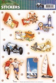 Sport en Vakantie stickers SL12