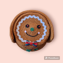 Crochet Pattern  PDF Coasters Gingerbread Head