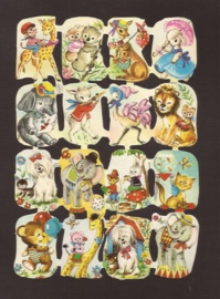 Kruger 98/147 Circus dieren poezieplaatjes