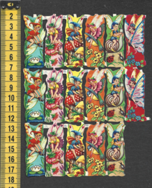 Elfjes poezieplaatjes MLP 1236 half vel minus 1 plaatje