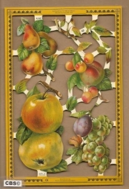 Appels, peren e.a. fruit poezieplaatjes A 143