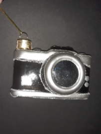 Fotocamera kerstornament glas