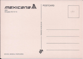 Douglas DC10-15 - Mexicana M - fotokaart - V021