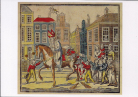 Sinterklaas in de stad prentbriefkaart [D1116]