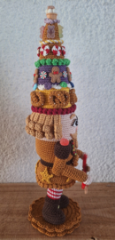 Haakpatroon PDF Nutcracker Gingerbread Kerstboom