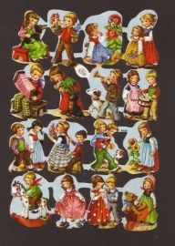 Kruger 98/48 Spelende kindertjes poezieplaatjes