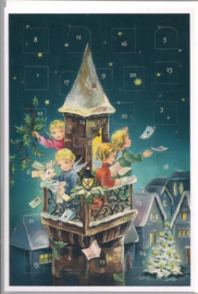 Adventskalender Kaart: Kerstwensen vanaf de toren - 12485