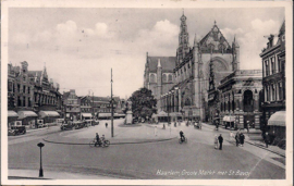 Groote Markt met St.Bavo - Haarlem - oude kaart [15236]