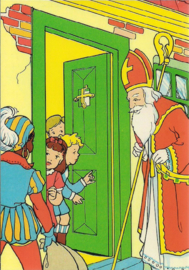Hoor, wie klopt daar?prentbriefkaart [C11108]