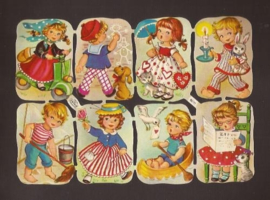 Kruger 98/71 Spelende kinderen poezieplaatjes