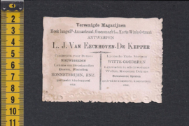L.J.van Eeckhoven-De Kepper reclame Litho (331)