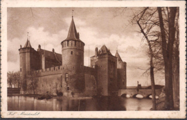 Het Muiderslot - Muiden - oude kaart [15494]