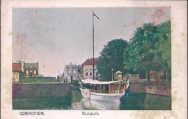 Sluiskolk - Gorinchem - oude kaart [14882]