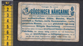 Gögginger Nähgarne - serie 513. no. 4 reclame Litho (502)