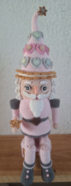 Haakpatroon PDF Roze hartjes Nutcracker
