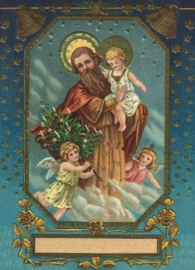 Engelen met Kindje Jezus Reliefkaart EF 3026