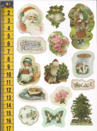 Stickers nostalgie Kerst - WH1043