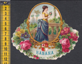 Habana - Chique dame reclame Litho (526)