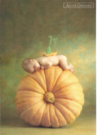 Anne Geddes kaart nr. A015:  Pompoen