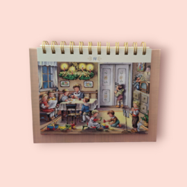 15573 Adventskalender met 24 ansichtkaarten