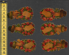 Handjes (6) - Vitello - antieke poezieplaatjes (764)