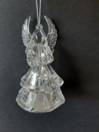 Transparante engeltje 1 met licht kerstornament Kurt S. Adler