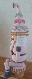 Haakpatroon PDF Roze hartjes Nutcracker