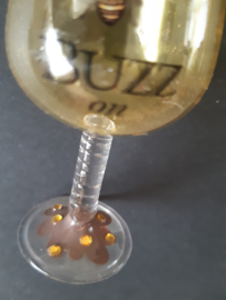 Bees bijen glas Buzz goud kerstornament Kurt S. Adler