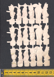 M.P. 586 Circusdieren poezieplaatjes half vel (3)