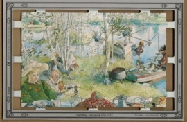 B5004 Crayfishing Carl Larsson poëzieplaatjes MLP