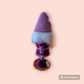 Crochet pattern PDF Valentine Gnome Nutcracker