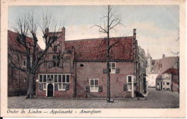 Onder de Linden - Appelmarkt - Amersfoort - oude kaart [15277]