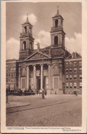 Parochiekerk Waterlooplein 61a - Amsterdam - oude kaart [15458]