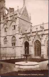 Kloostergang met Domkerk - Utrecht - oude kaart [15420]