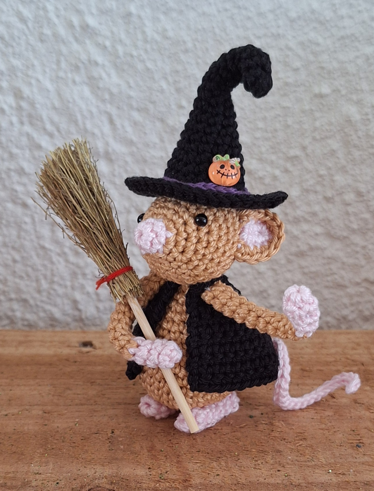 Haakpatroon PDF Halloween Heks  Muis