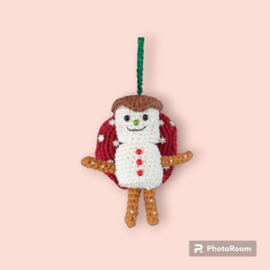 Crochet Pattern PDF Christmas ornament Marshmallow Doughnut