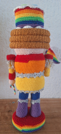 Haakpatroon PDF Regenboog Nutcracker
