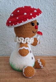 Crochet Pattern PDF Gingerbread Toadstool