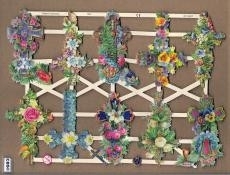 Kruis - Kruizen met bloemen Poëzie Plaatjes 7300