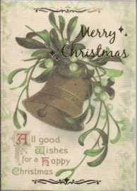 Lucifersboekje met Kerst stickers - 30 stuks (WH1088)