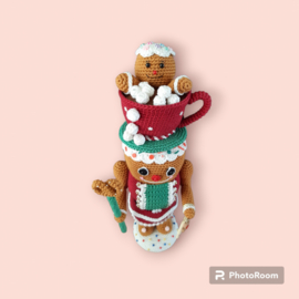 Crochet Pattern PDF Gingerbread Nutcracker Hot Chocolate
