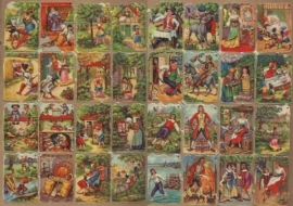 Mokta Williot Trade Cards Sprookjes poezieplaatjes 1584
