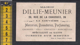 Maison Dillie-Meunier - Gevallen taart reclame Litho (505)