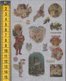 Stickers nostalgie mat plastic - WH1040