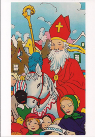 Sinterklaas op Amerigo prentbriefkaart [1C1884]