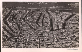 Luchtfoto KLM Centrum - Amsterdam - oude kaart [15089]