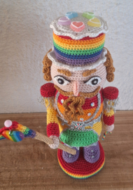 Haakpatroon PDF Regenboog Nutcracker